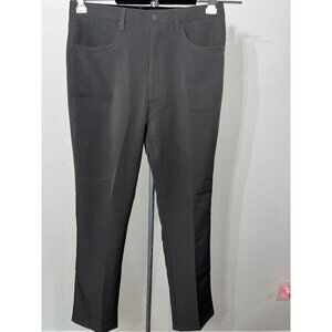 Roundtree Yorke Mens Pants Performance Flat Gray Size Men 34X34 Stretch